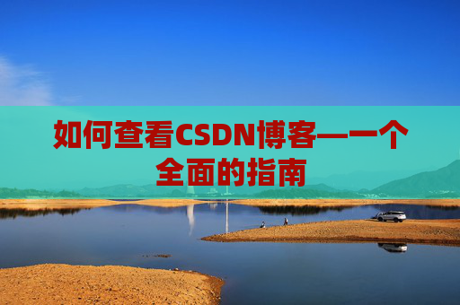 如何查看CSDN博客—一个全面的指南